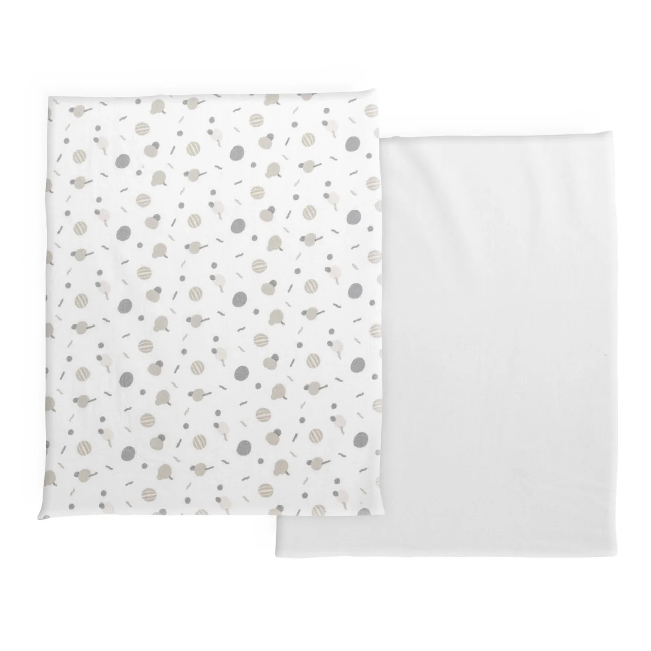 Chicco Conjunto 2 Lençois de Baixo para Next2Me Confetti