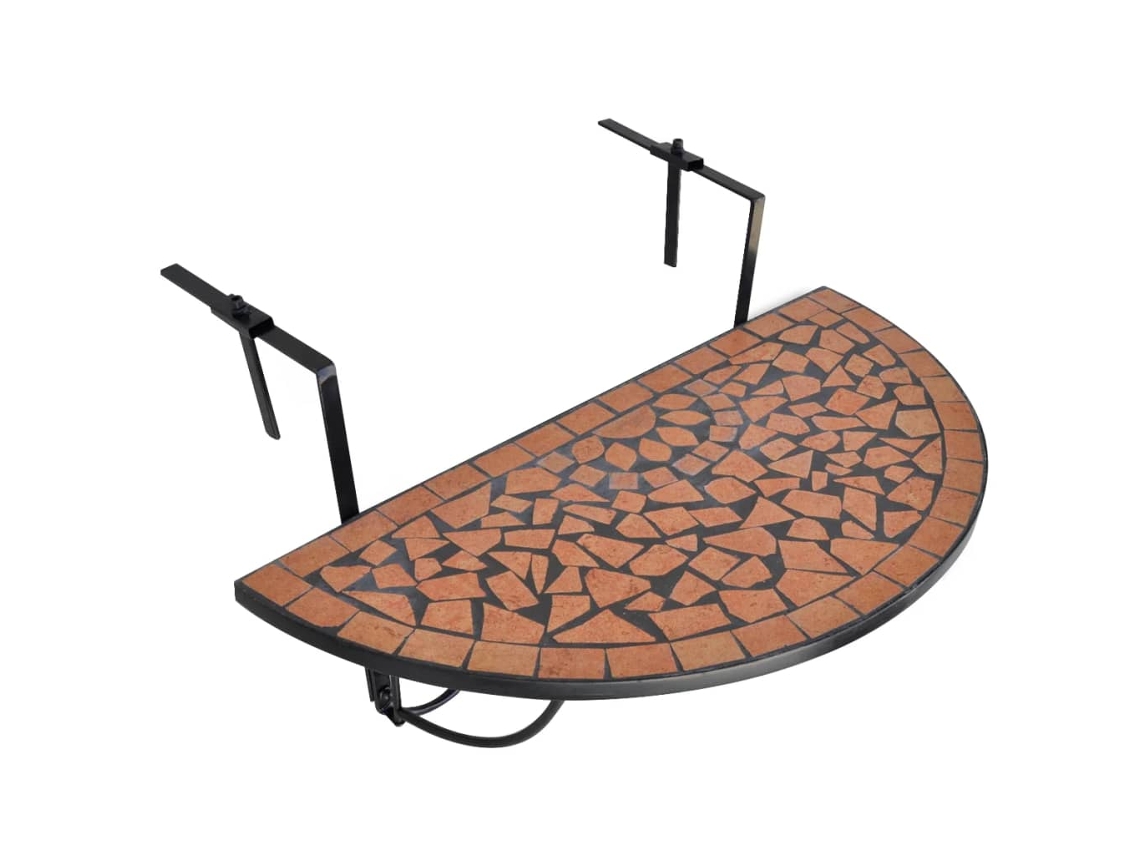 MAISON EXCLUSIVE Mesa de Varanda Suspensa Mosaico Terracota