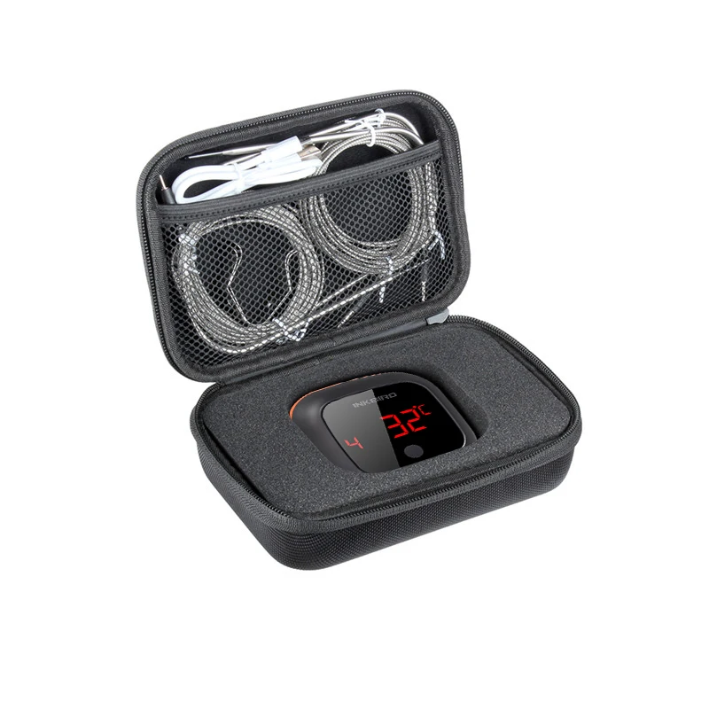 Termômetro Digital Bluetooth Para Cozinha, 4 Sondas, Alta Precisão De Temperatura,4 Sondas Com 1 Case Oem