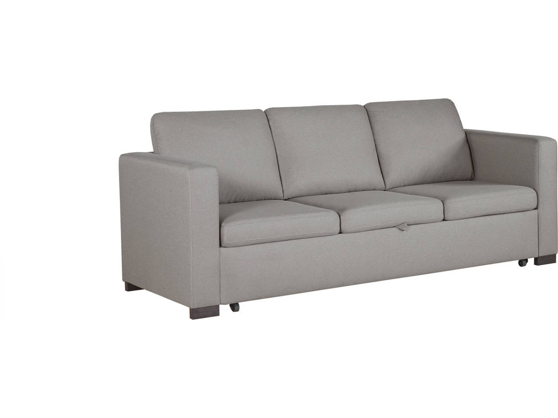 Sofá DORMUS Vigo 3 Lugares com Cama (85 x 78 x 207 cm - Cinzento)