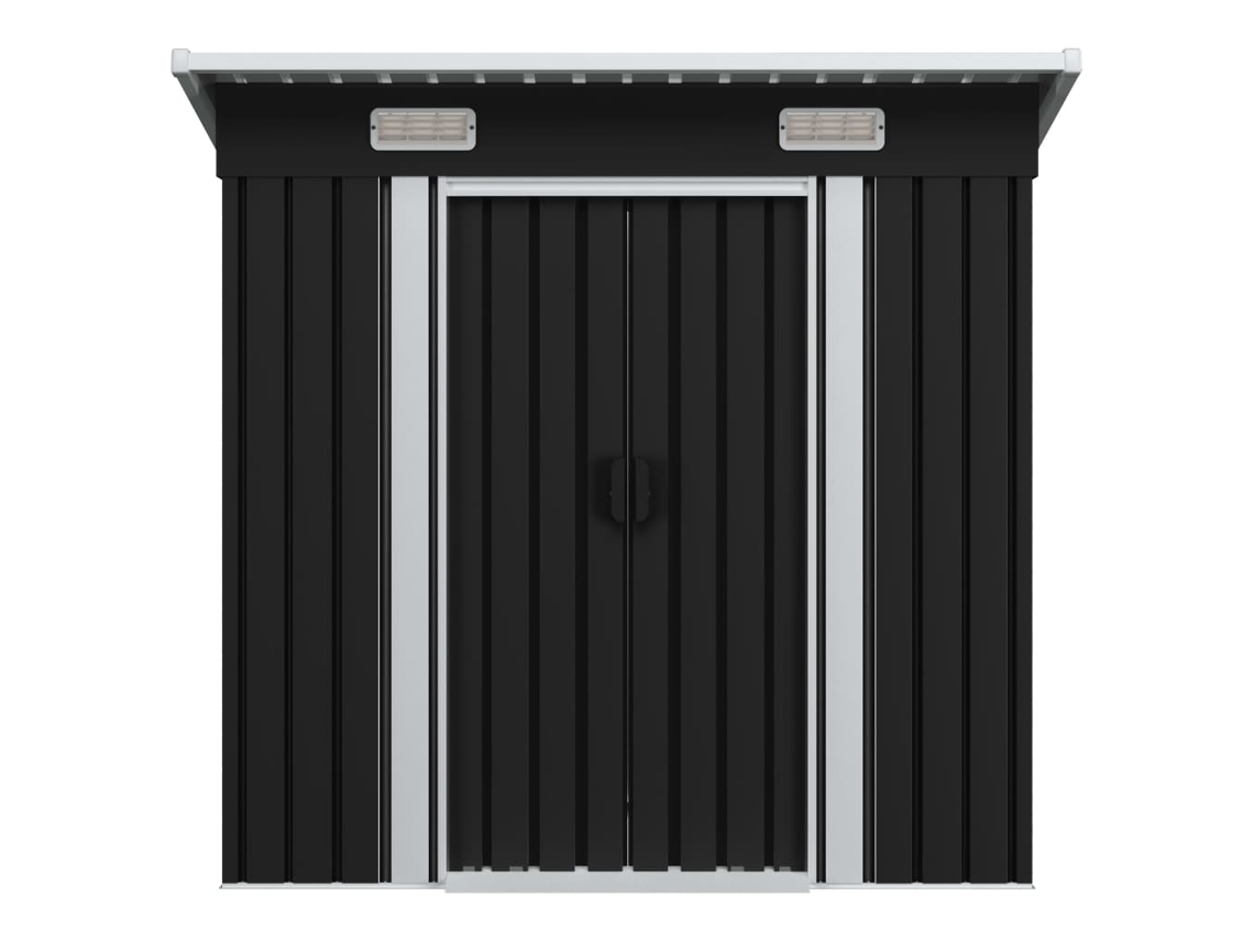 Abrigo VIDAXL Anthracite Aço (190x124x181 cm)
