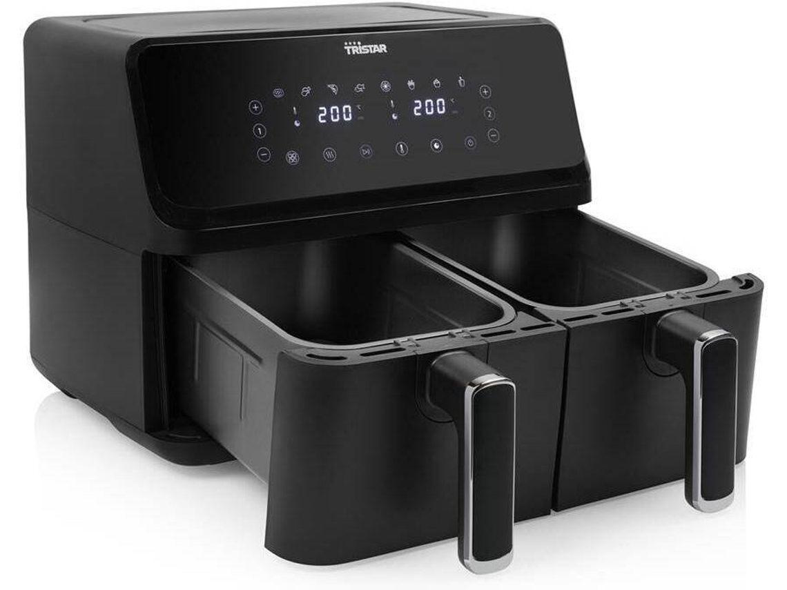 Fritadeira sem Óleo TRISTAR FR-9026 Dupla 2x4 L (8 L - Preto)