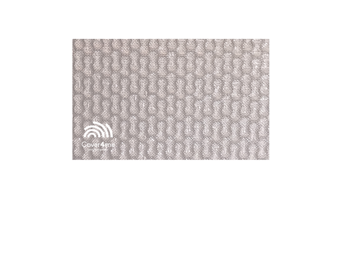 Cobertura Térmica COVER4ME Cinza/Preto Bolha Dupla GeoBubble 800 Microns Reforçada Larg 6,00m x Comp 9,00m Reforço 4 Lados